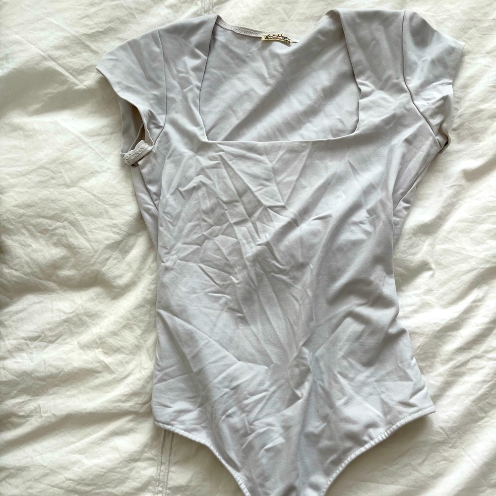 Free people white bodysuit